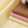 Tissu côtelé en tricot ignifuge pour les vêtements pour femmes